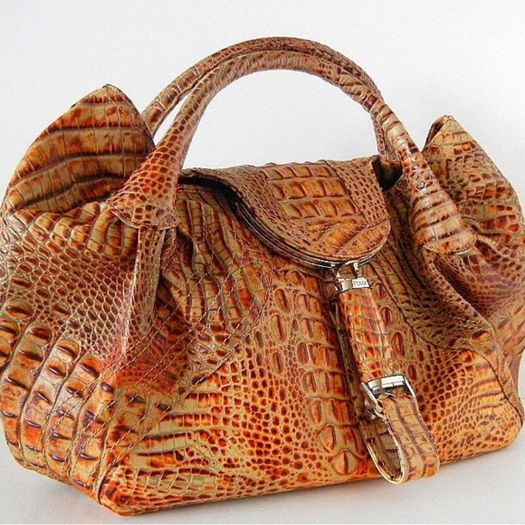 Fendi Handbags - Limited Edition Fendi Spy bag Alligator Crocodile Iconic Bag